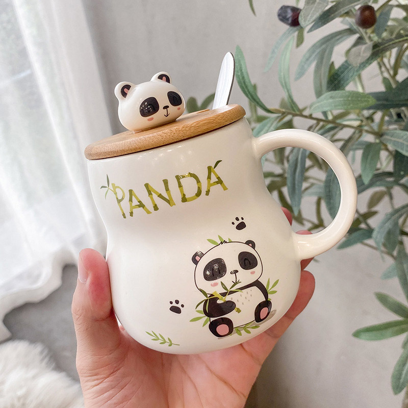 Mug Panda à Couvercle