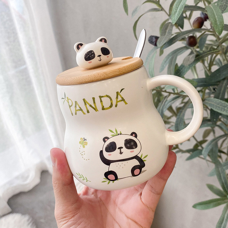 Mug Panda à Couvercle