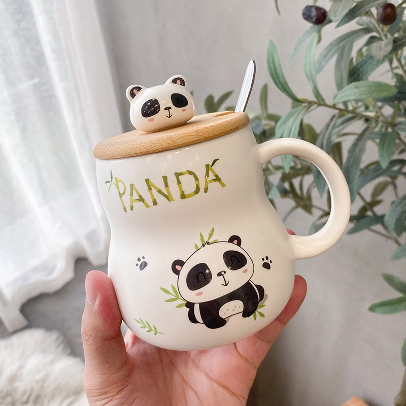Mug Panda à Couvercle