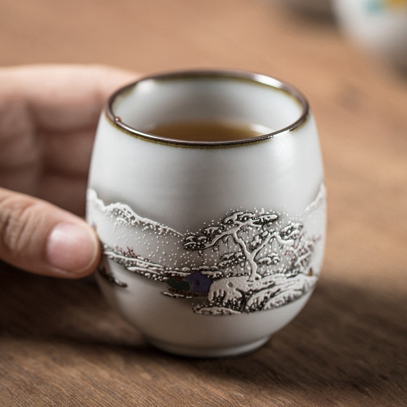 Mug Paysage Chinois Enneigé