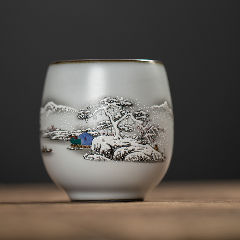 Mug Paysage Chinois Enneigé