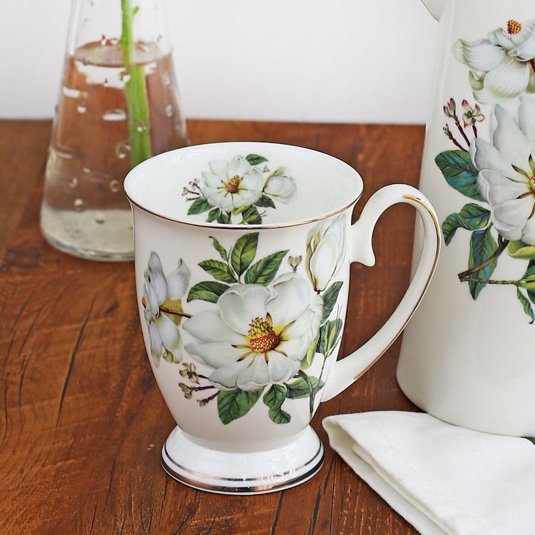 Tasse Fleurs Porcelaine