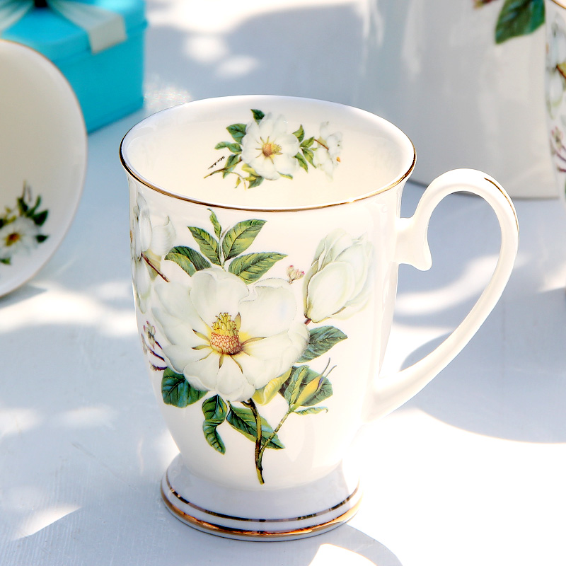 Tasse Fleurs Porcelaine