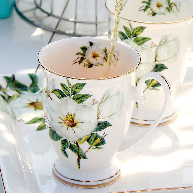 Tasse Fleurs Porcelaine