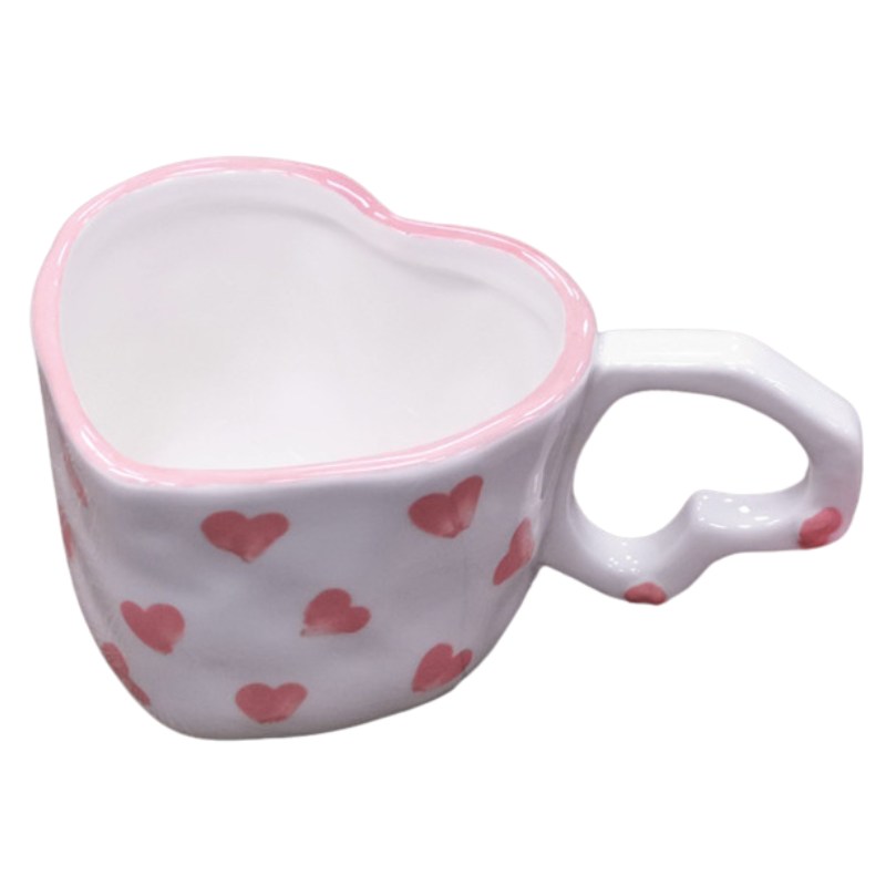 Tasse Rose En Forme De Cœur
