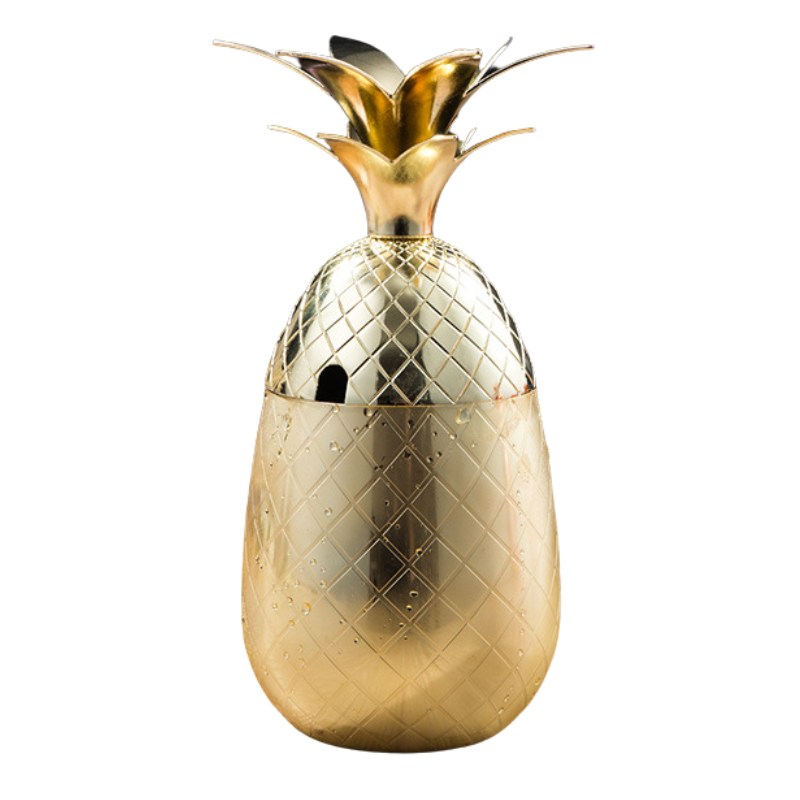 Verre Cocktail Ananas Coloré