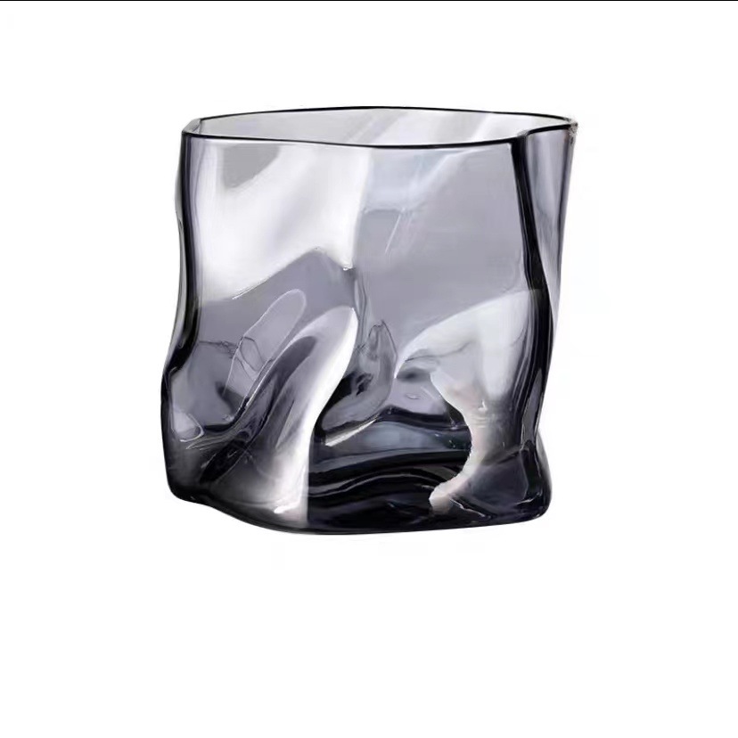 Verre Whisky Japonais Torsadé Iridescent