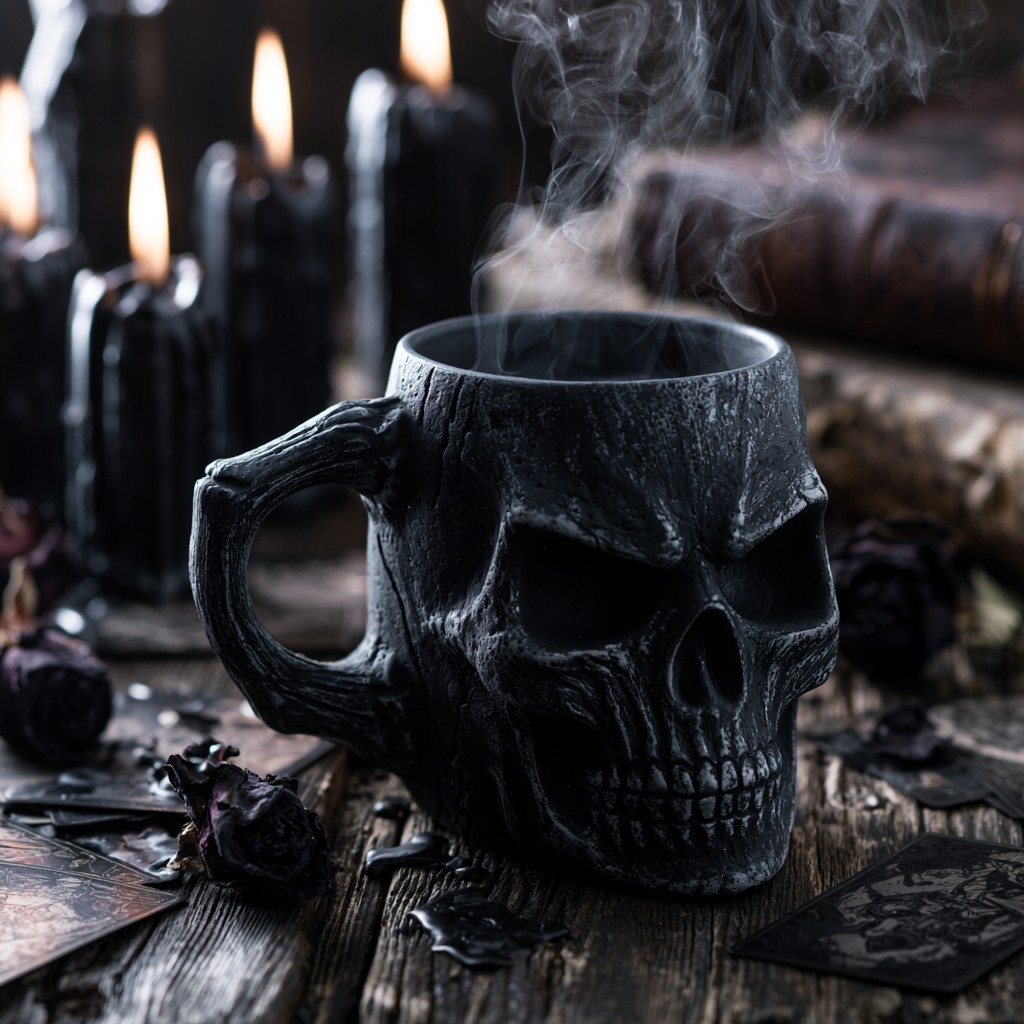 Le Crâne comme emblème : des blasons médiévaux aux mugs tête de mort contemporains