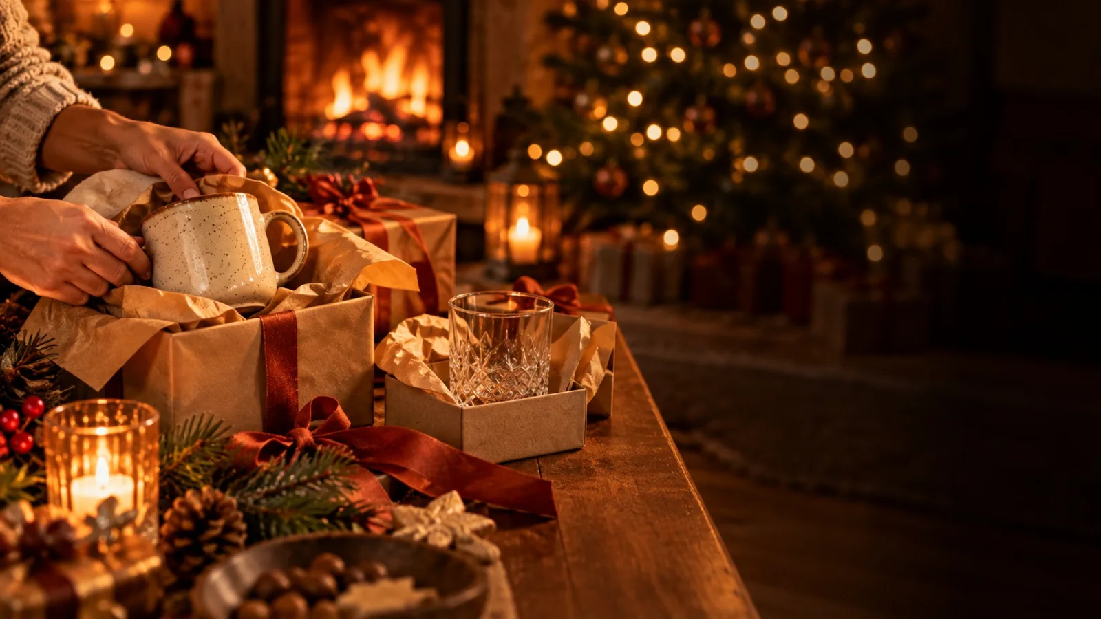 Mug offert en cadeau de Noël